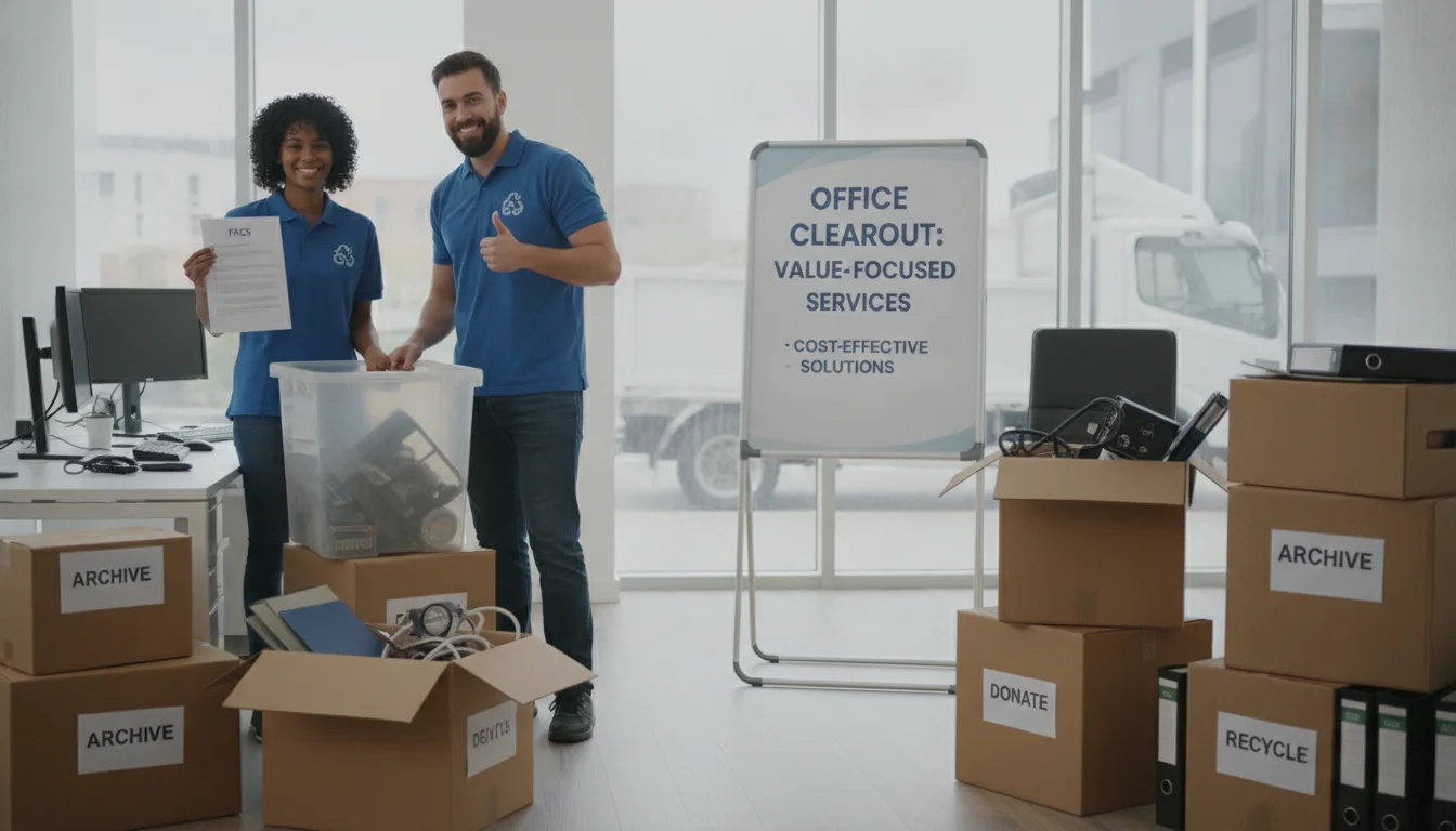 Office Cleanout FAQs: Cost, Scheduling, Electronics & What’s Next in Pflugerville